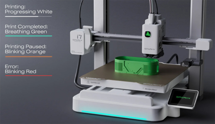 Creality Sparkx i7 led RGB