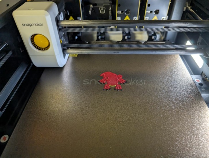 Snapmaker U1 first print 06