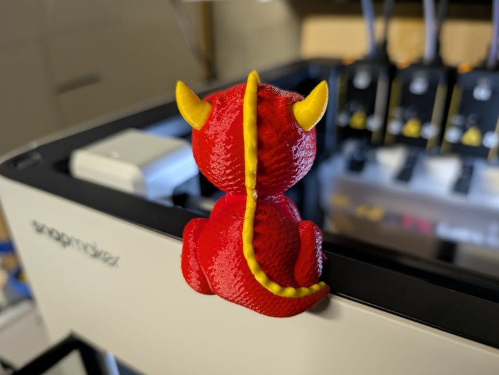 Snapmaker U1 first print 17