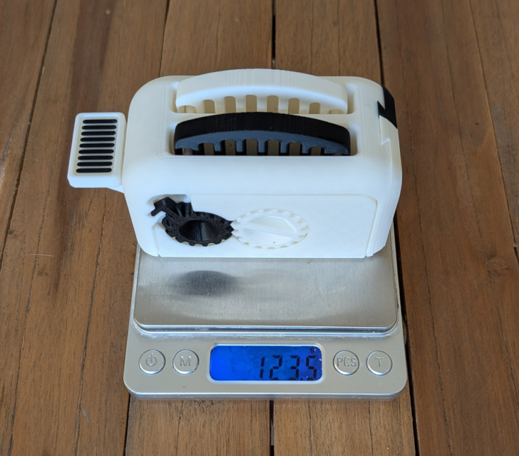 Torture Toaster with double Dovetail Test poids