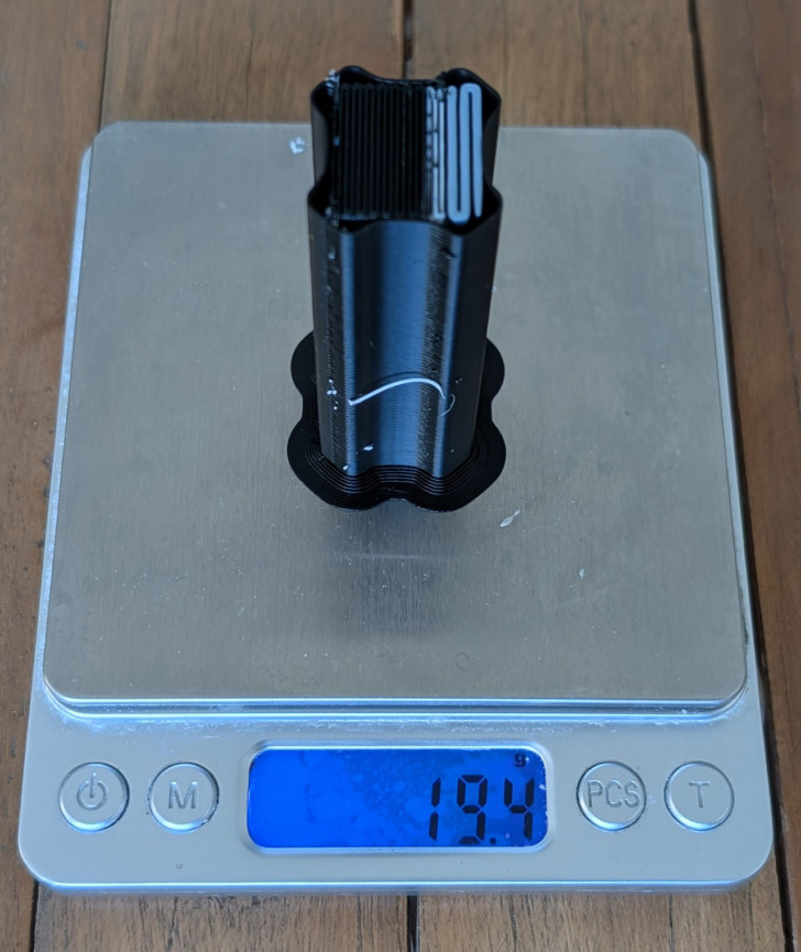 Torture Toaster with double Dovetail Test poids purge