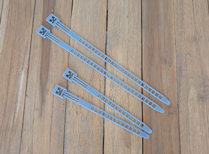 collier de serrage réutilisable imprimé en 3d 1