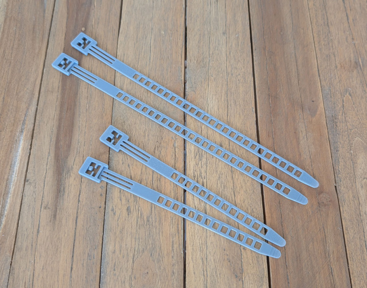 collier de serrage réutilisable imprimé en 3d 2