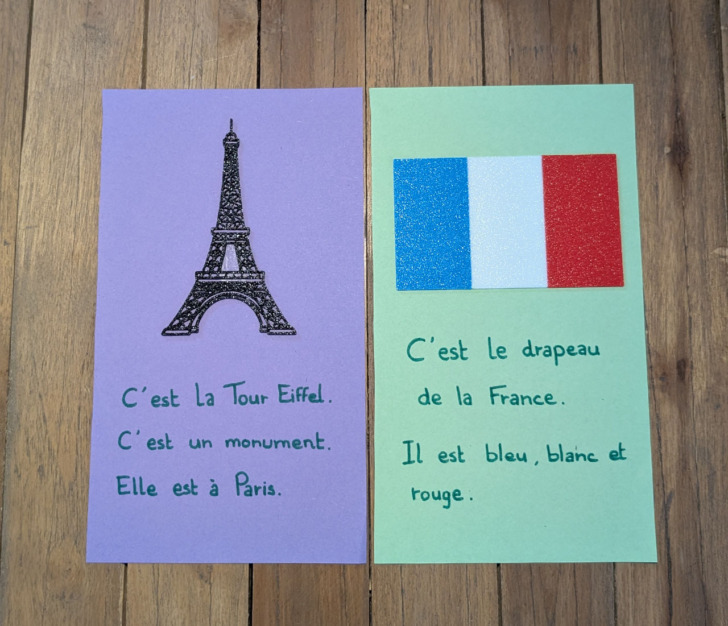 drapeau france paris tour eiffel imprimée en 3d