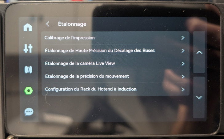 étalonnage de précision avancé