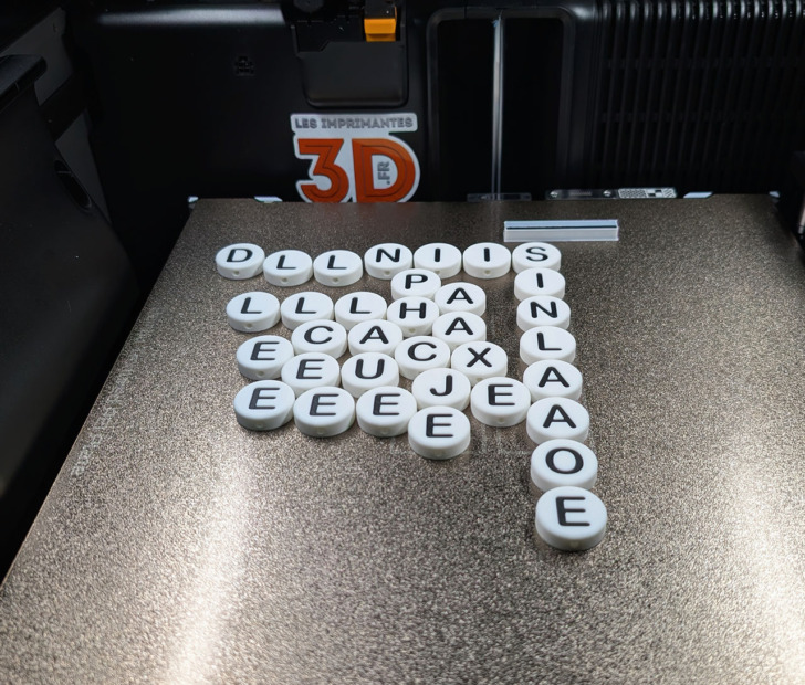 perles imprimées en 3d