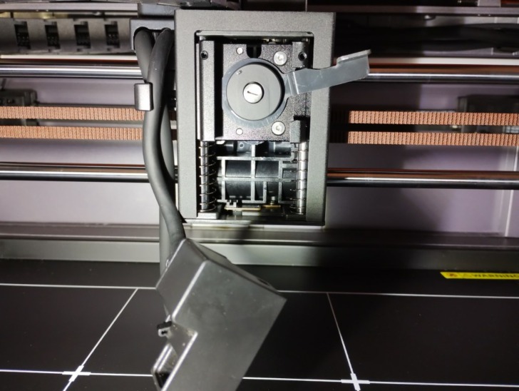 tete laser montage axe x