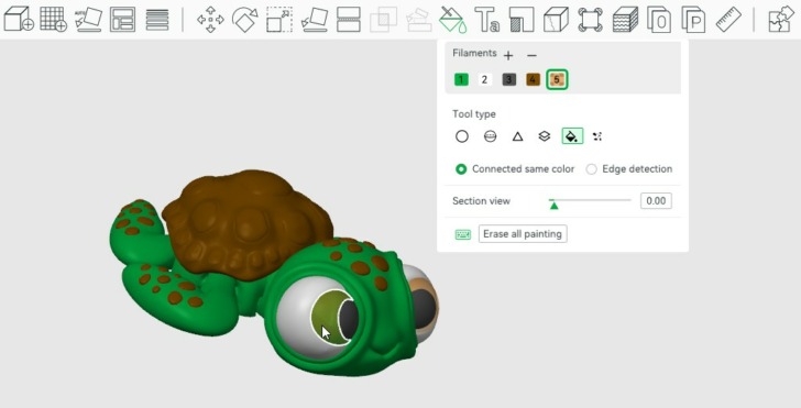 tuto outil pot de peinture bambu studio