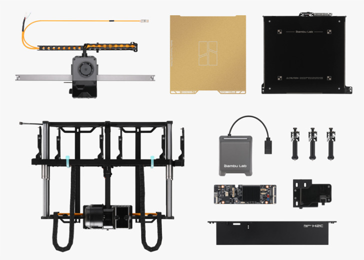 kit upgrade bambu lab h2d h2c vortek