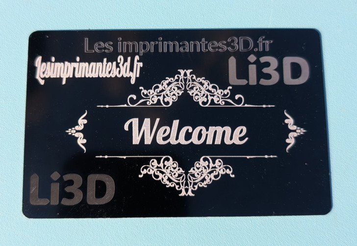 test xTool F2 gravure aluminium