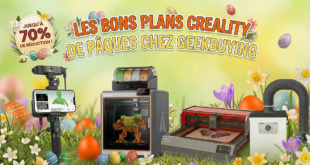 bons plans Creality de Pâques chez GeekBuying
