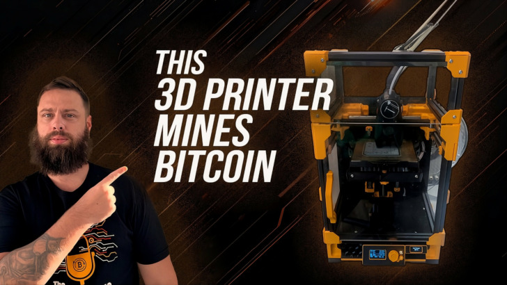 imprimante 3D minage de bitcoin