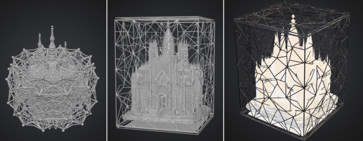 meshy cube cathedrale