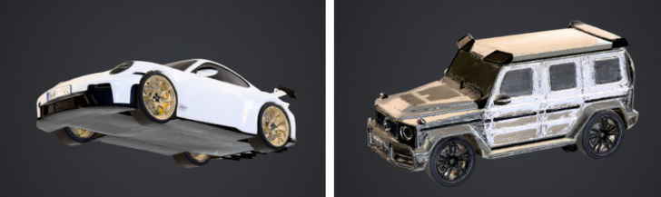 meshy porsche mercedes